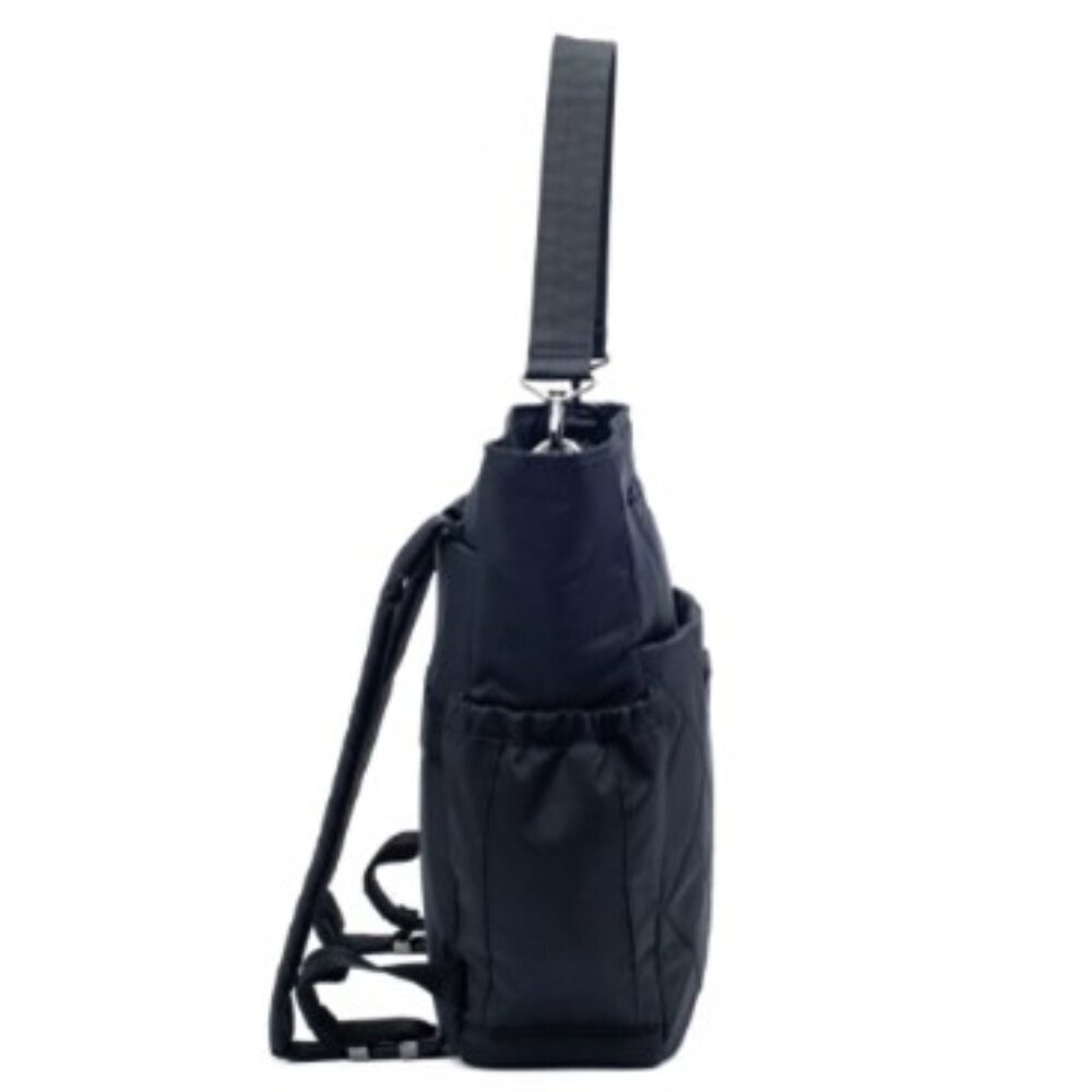 LUG Symphony ConvertibleTote Bag / Shoulder Bag / Backpack - Brushed Black - Picture 3 of 16